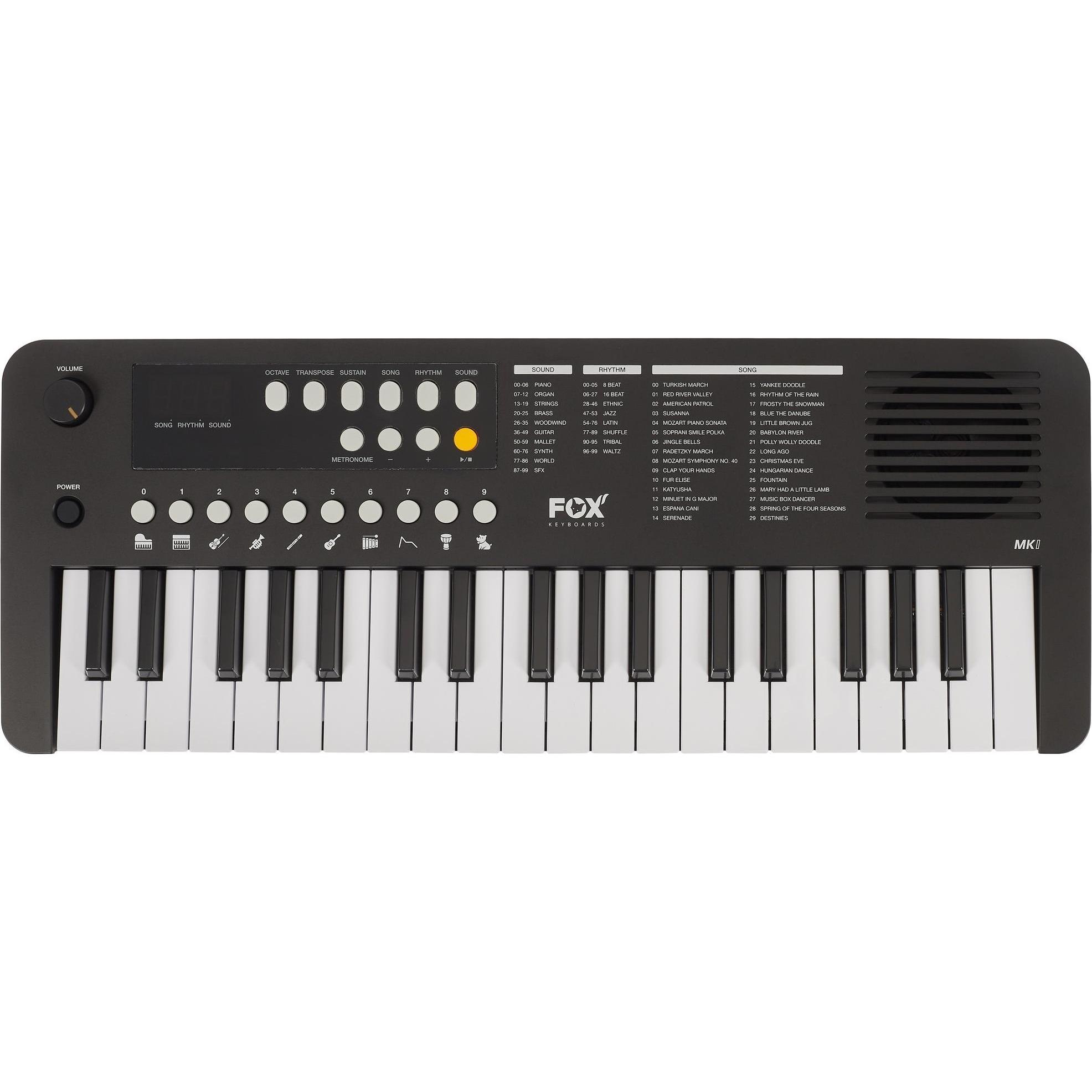 Medeli MK1/BK Nebula kinderkeyboard zwart (47967) (37 Tasten) (MK1(black))