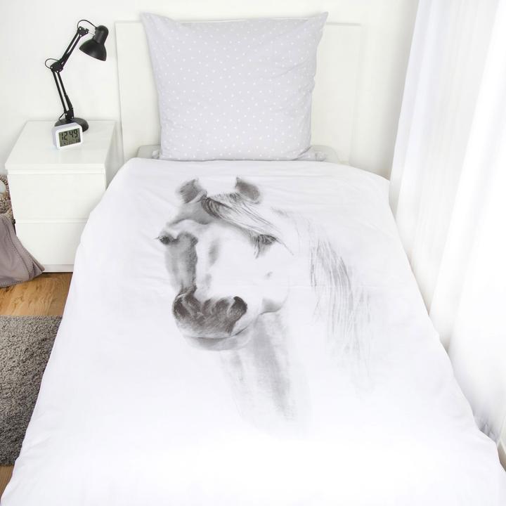 Image du produit Herding Linge de lit cheval (135 x 200 cm, 80 x 80 cm)