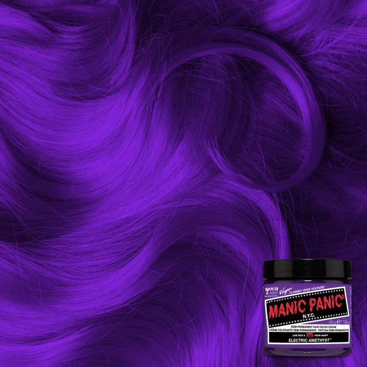 Actual product image Skybound Electric Amethyst Classic Creme Vegan Cruelty Free Purple Semi Permanent Hair Dye 118ml (Electric Amethyst)