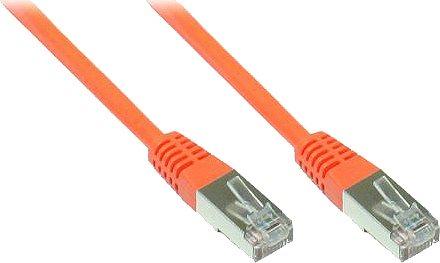 Produktbild Good Connections RNS® Patchkabel mit Rastnasenschutz, Cat. 6, S/FTP, PiMF, PVC, 250MHz, 0,25m, orange (S/FTP, CAT6, 0.25 m)