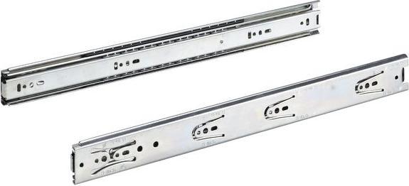Image du produit Hettich Schubladenschiene Vollauszug 450 mm chromatiert 2 Stück
