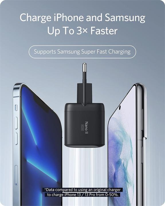 Image du produit Anker eufy Nano II 45W Noir (45 W)