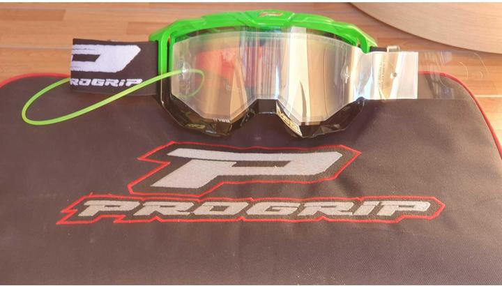 ProGrip visier motorrad-cross-maske für tear off universal ausser oak green system e3291