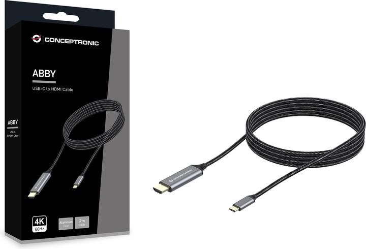 Actual product image Conceptronic HDMI - USB Type-C (2 m, HDMI, USB Type C)