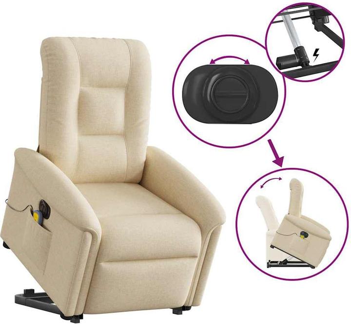 Image du produit vidaXL Massagesessel mit Aufstehhilfe