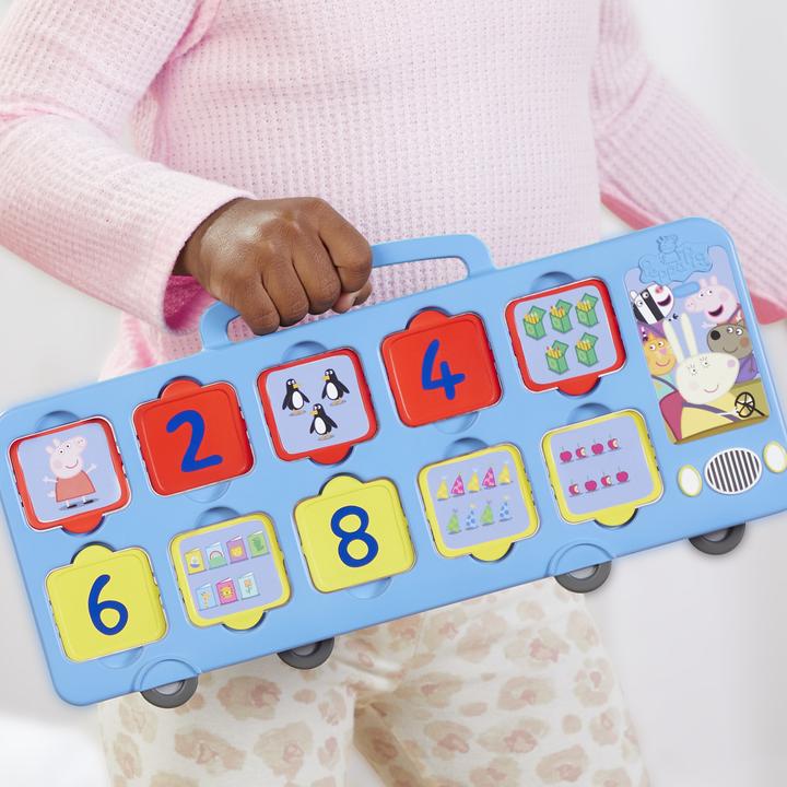 Produktbild Hasbro Spielzeug Peppas Zahlenspass-Bus, Zählen von 1 bis 10, Kinderspielzeug