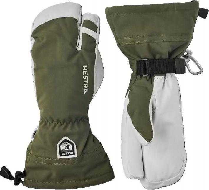 Actual product image Hestra Army Leather Heli Ski 3 Finger (7)
