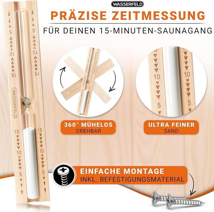 Actual product image Wasserfeld Saunaeimer-Set