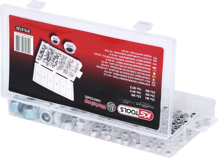 Actual product image KS Tools Assortment lock nuts (M12)