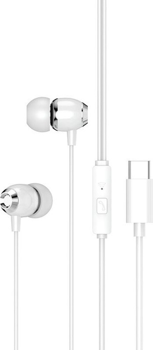 Produktbild xO Kabelgebundene Ohrhörer EP25 USB-C weiss (Kabelgebunden)
