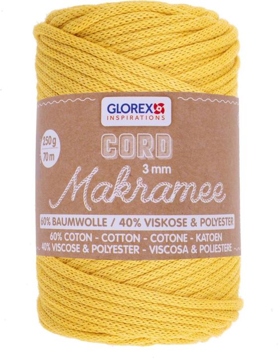 Actual product image Glorex Macramé cord 3mm 250g, woven (70 m)