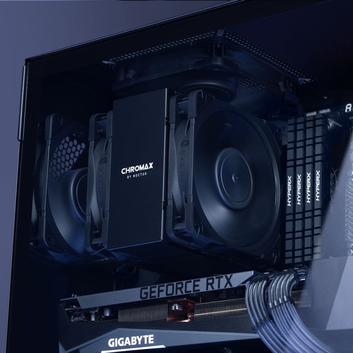 Produktbild Noctua HC8 chromax.black CPU-Kühler-Abdeckung (195 mm)