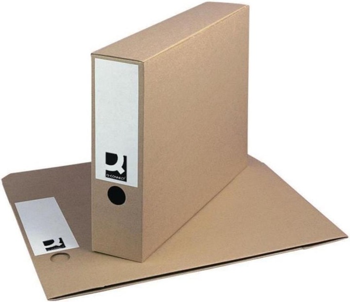Image du produit Q-Connect Boîtes d'archives en carton ondulé fin (A4)