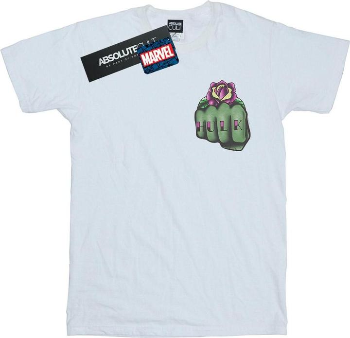 Image du produit - T-shirt HULK TATTOO FIST BREAST PRINT - Femme (4XL)