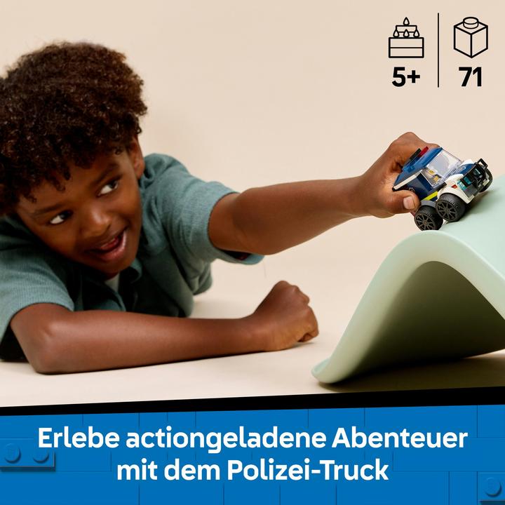 Image du produit LEGO Coole Flitzer – Polizei-Truck (60481, LEGO City)