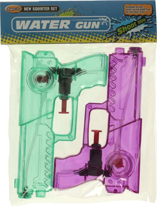 Actual product image Transparent water pistols, 2 pcs-assorted