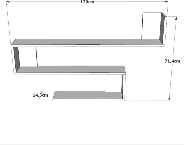 Immagine prodotto Skye Decor Jay (120 x 14.50 x 71.40 cm)
