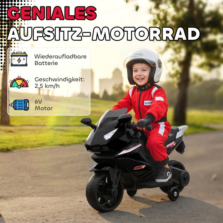 Image du produit Aiyaplay Kindermotorrad Kunststoff, Stahl Schwarz (6 V)