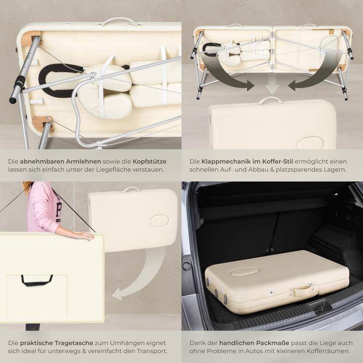 Actual product image tectake 3 Zonen Massageliege