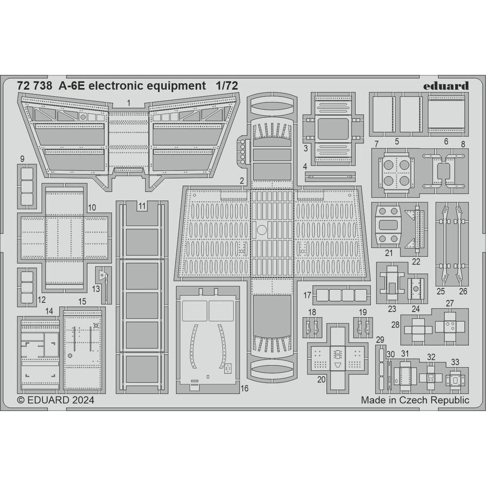 Eduard A-6E electronic equipment