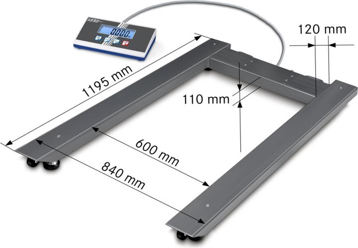 Actual product image Kern Pallet scale UIB 1.5T-4