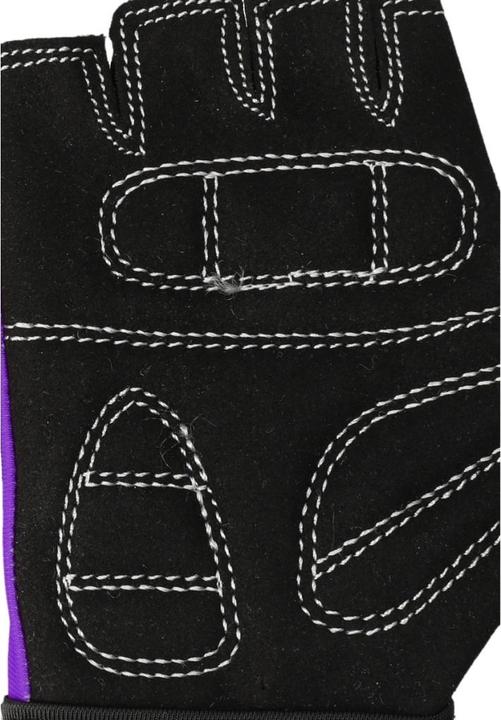 Immagine prodotto Crazy Safety Guanti da bici per bambini viola con occhi riflettenti e palmi imbottiti - Viola - Taglia S (S)