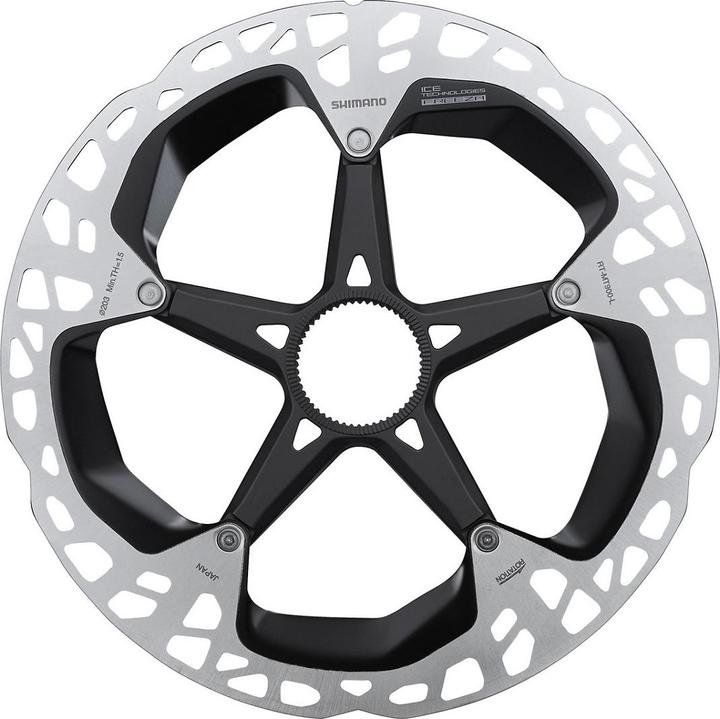 Produktbild Shimano Bremsscheibe RT-MT900 mit Magnet-Verschlussring für EW-SS302 (203 mm)