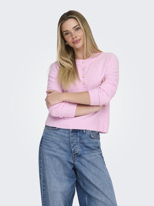 Produktbild Only Onlmacey Ls Oneck Half Button Knt (XL)