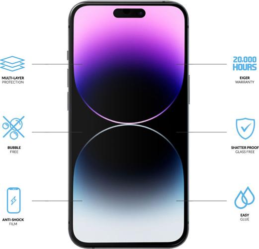 Produktbild Eiger Mountain H.I.T (1 Stk., Apple iPhone 15, Apple iPhone 15 Pro, Apple iPhone 16)