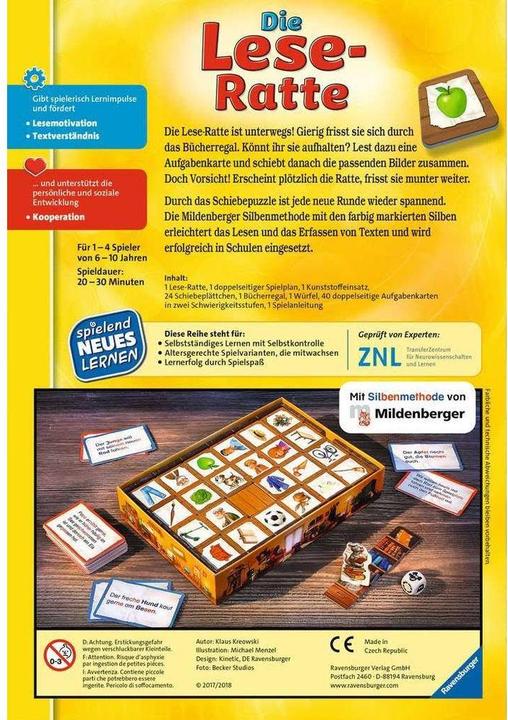 Productafbeelding Ravensburger De leesrat (Duits)