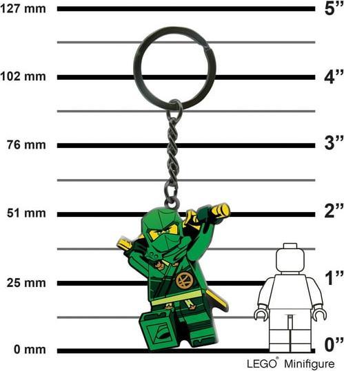 Actual product image LEGO Ninjago Enamel Keychain - Lloyd