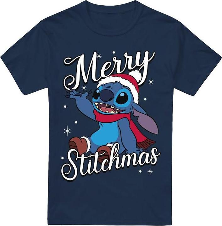 Immagine prodotto Lilo & Stitch Merry Stitchmas Maglietta Uomo (XXL)