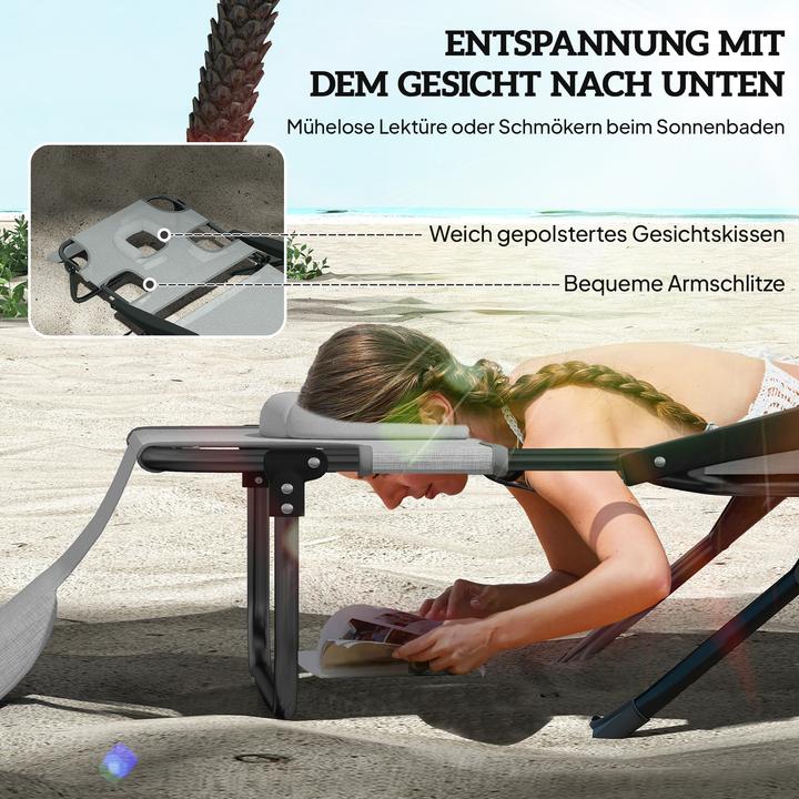 Produktbild Outsunny Sonnenliege (194 cm)