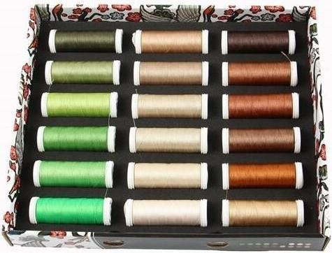 Produktbild Stickgarn-Box mit 72 Farben (260 m)