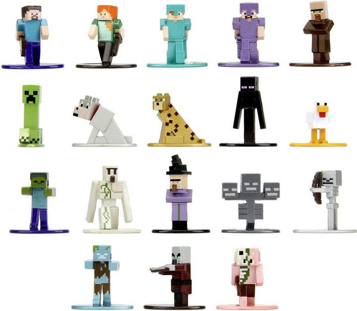 Produktbild Jada Minecraft Multi-Pack Nanofigs, Wave 12