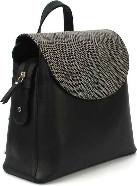 Actual product image Eastern Counties Leather Backpack Petra Snake Pattern Leather