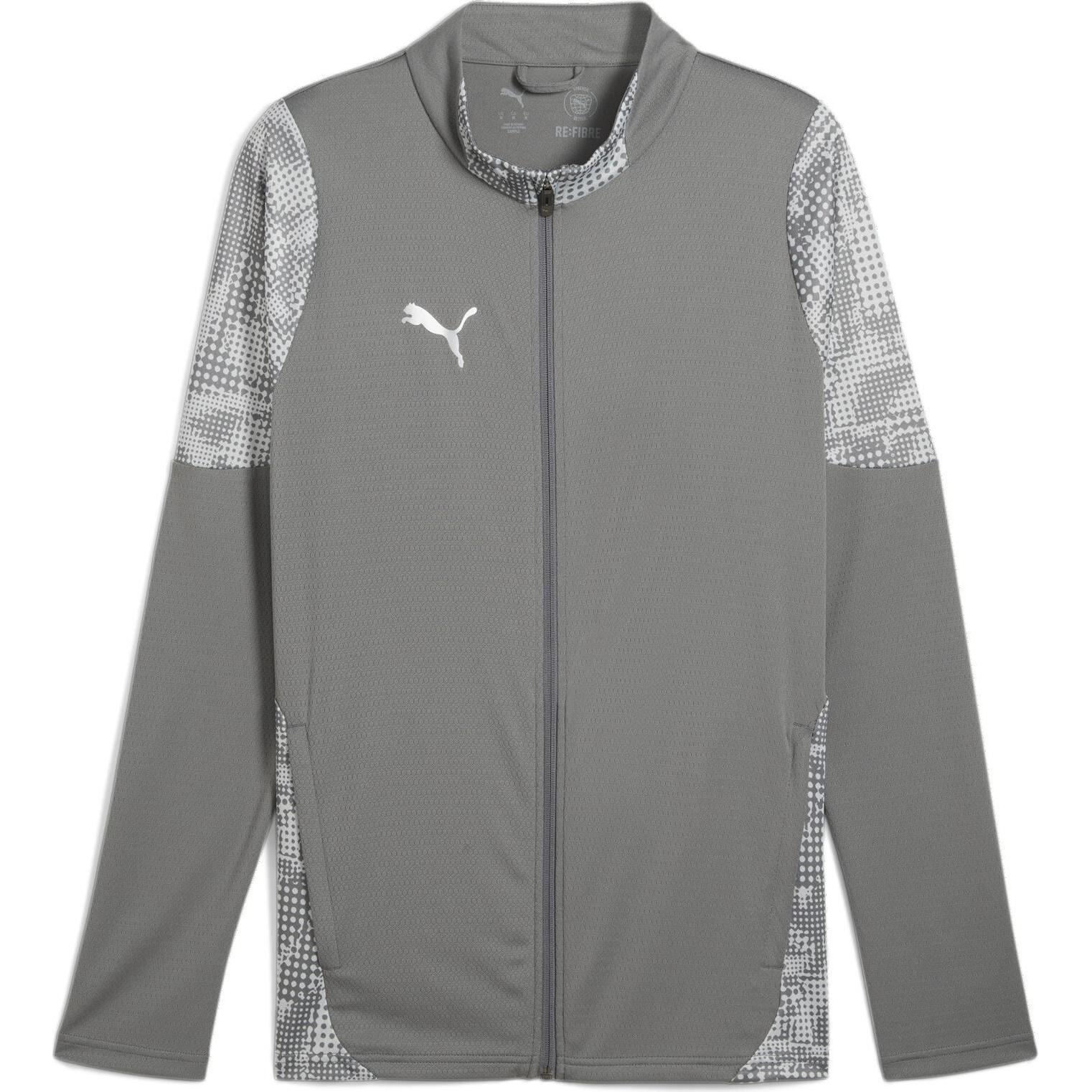 Puma, Herren, Laufjacke, teamCUP Training Jacket (S), Grau, S