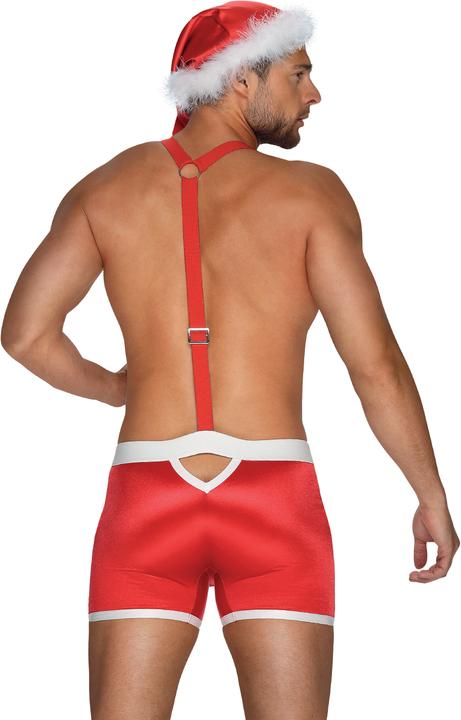 Produktbild Obsessive Mister Claus Boxershorts mit Hosenträger und Mütze (L, XL)