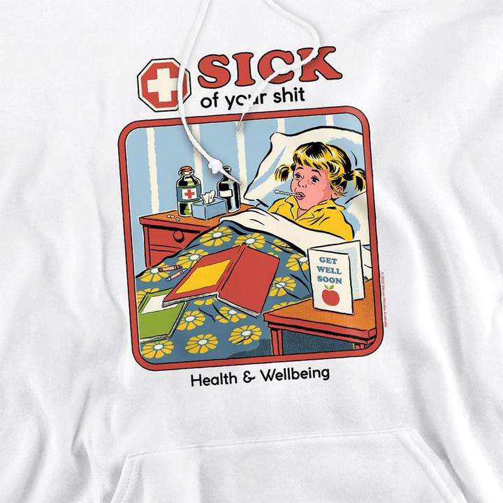 Produktbild Steven Rhodes Sick Of Your Shit Kapuzenpullover (M)