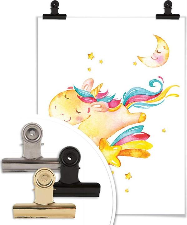 Actual product image Trenddeko Shiny the Unicorn (30 x 40 cm)
