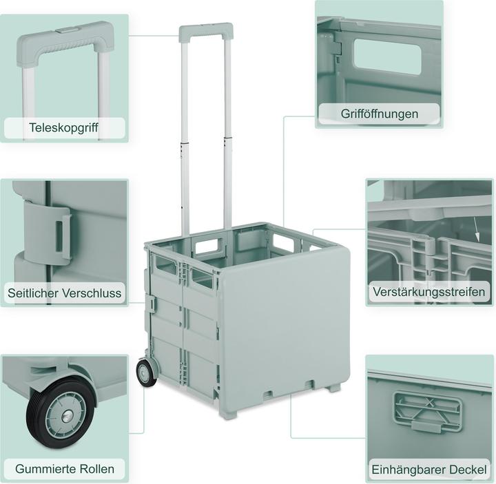 Actual product image Relaxdays shopping cart