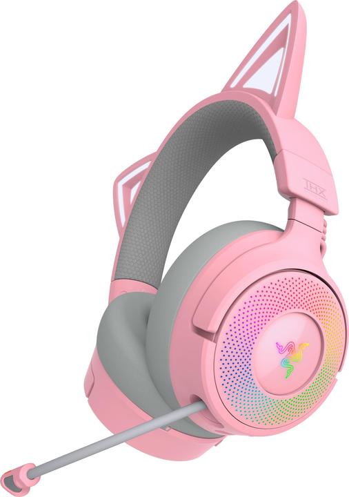 Actual product image Razer Kraken Kitty V3 Pro - Quartz (Wireless)