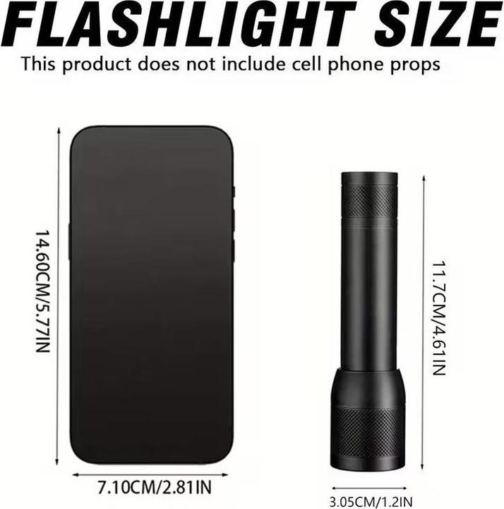 Produktbild Dema LED-Taschenlampe mit Fokus 800 Lumen 800mAh Akku (800 lm)