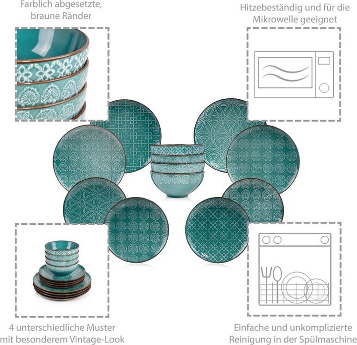 Actual product image Sänger Geschirr Dinner service Faro (12 Piece)
