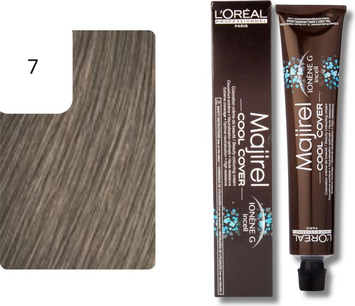 Immagine prodotto L'Oréal Professionnel Majirel Cool Cover colore dei capelli (7 Biondo medio)