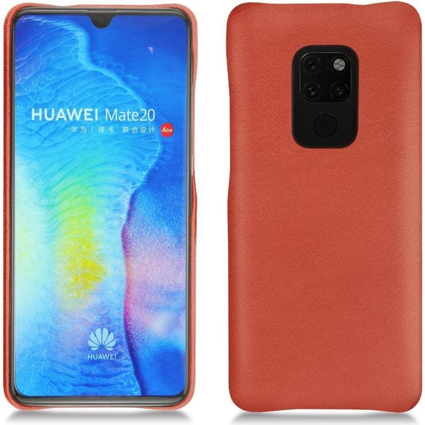 Noreve Lederschutzhülle (Huawei Mate 20), Smartphone Hülle, Orange
