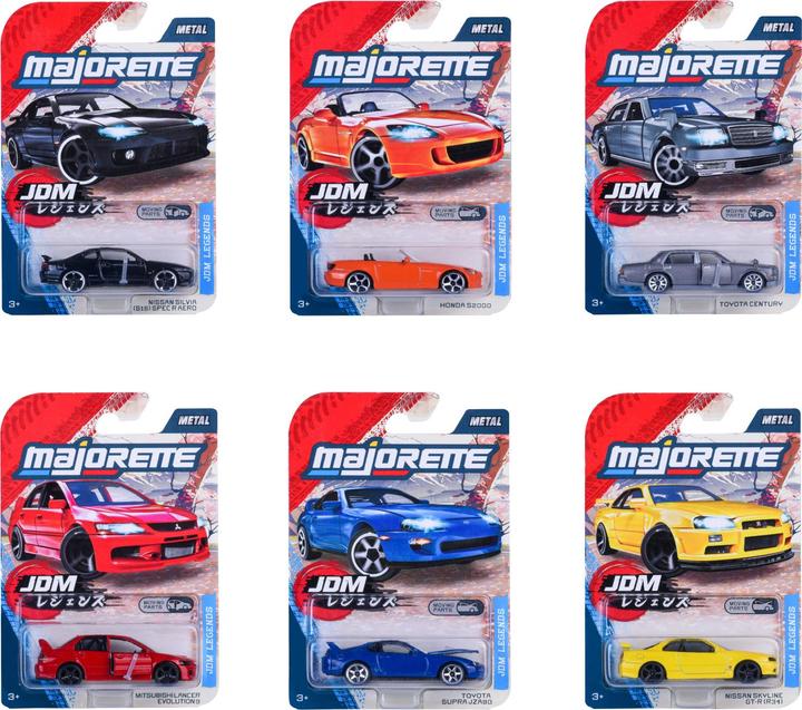 Produktbild Majorette JDM Legends Premium Cars, 6-sort.