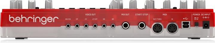 Image du produit Behringer RD-6-SB Maszyna perkusyjna - czerwony przeźroczysty