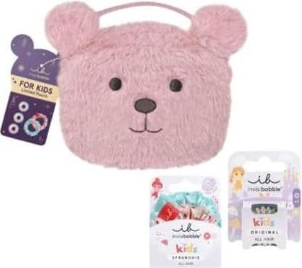 Immagine prodotto Invisibobble Kids Pink Teddy Kids Set (Elastico per capelli)