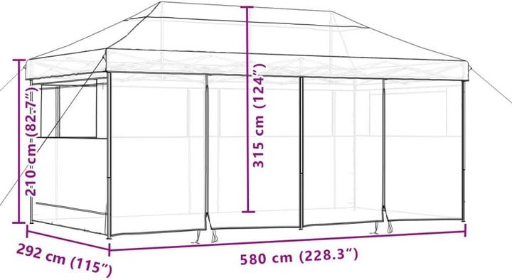 Produktbild vidaXL Azarel (580 cm, 292 cm)